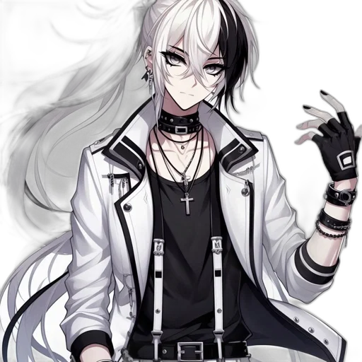 staff, jacket, weapon, concept art transparent PNG cut-out