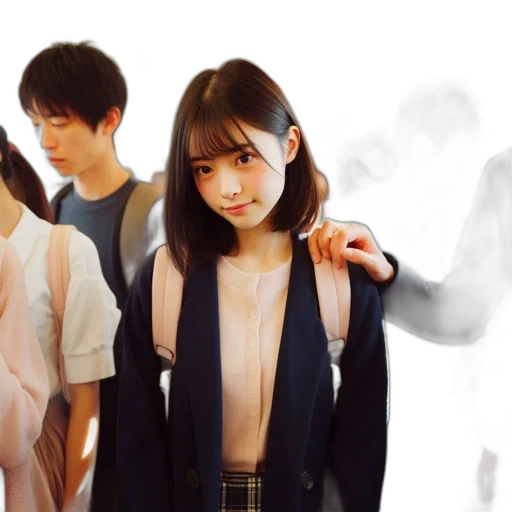 photorealistic, concept art, 3d render, anime transparent PNG cut-out