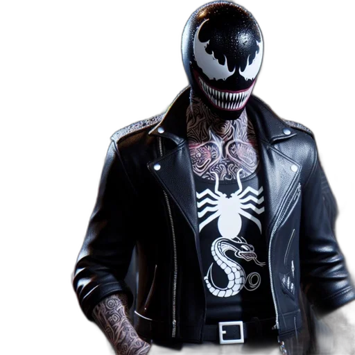 mask, jacket, creature, robot transparent PNG cut-out