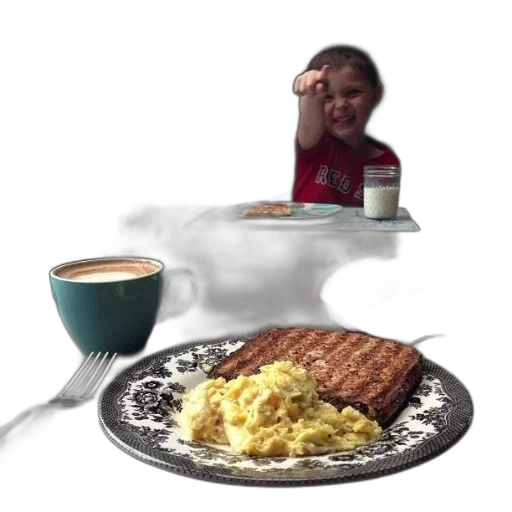 food, robot, face, creature transparent PNG cut-out