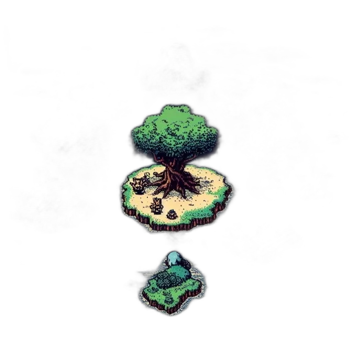tree, crown, creature, umbrella transparent PNG cut-out