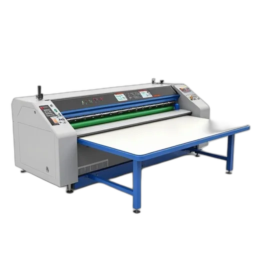modern, automated, textile, printing transparent PNG cut-out