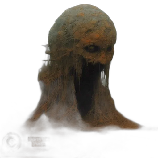 creature, mask, face, hair transparent PNG cut-out