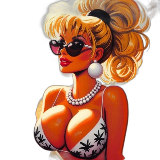 jewelry, comic book art, cartoon, concept art transparent PNG cut-out