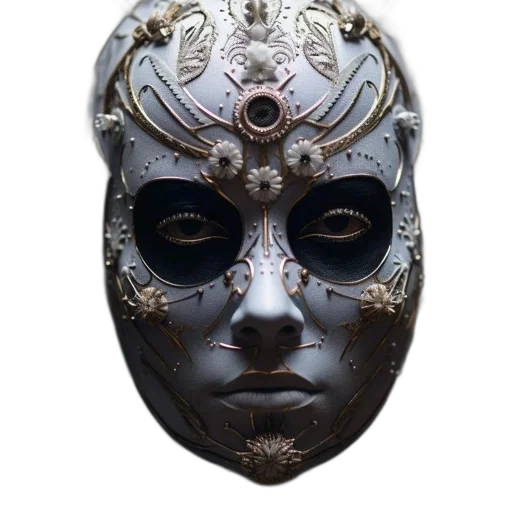 mask, face, jewelry, crown transparent PNG cut-out