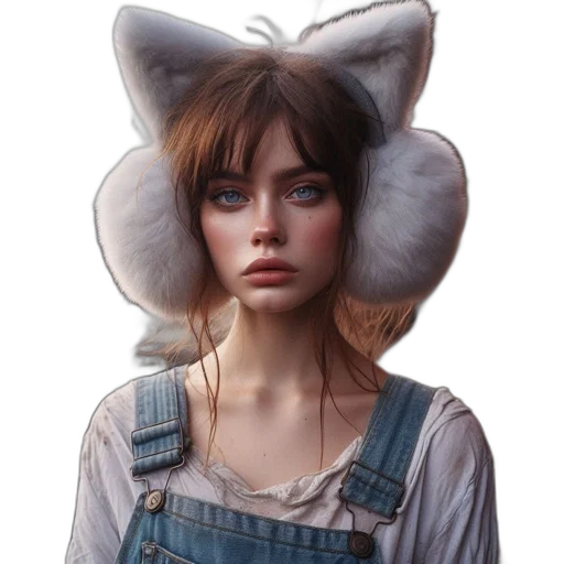 hat, face, mask, jacket transparent PNG cut-out