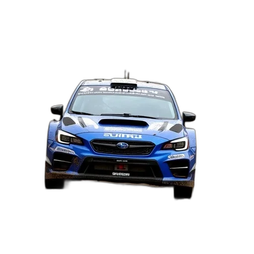 car, 3d render, blue, subaru transparent PNG cut-out