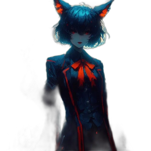 mask, staff, dress, creature transparent PNG cut-out