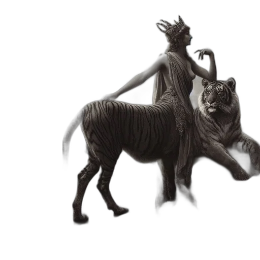 animal, creature, dragon, hair transparent PNG cut-out