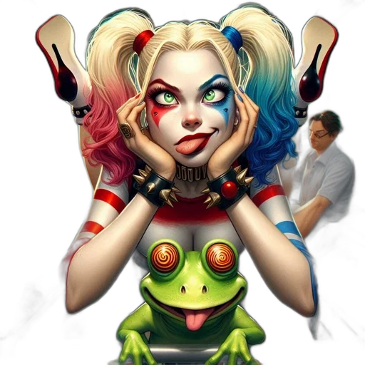 comic book art, concept art, cartoon, fantasy art transparent PNG cut-out