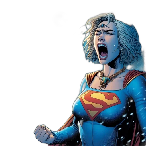 comic book art, concept art, snowy, nighttime transparent PNG cut-out