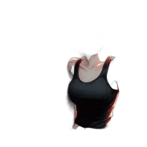 dress, mask, hair, face transparent PNG cut-out