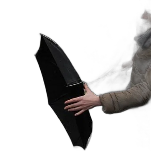 umbrella, staff, jacket, mask transparent PNG cut-out