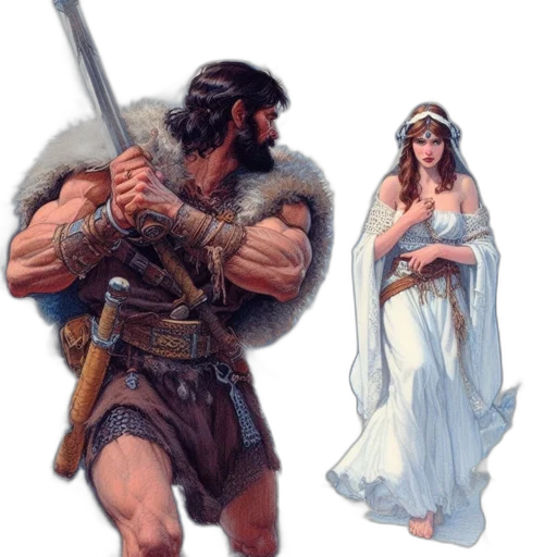 sword, weapon, concept art, fantasy art transparent PNG cut-out