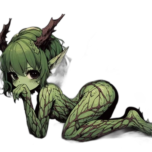 creature, dragon, animal, hair transparent PNG cut-out