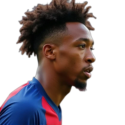 hair, barcelona, neym, has transparent PNG cut-out
