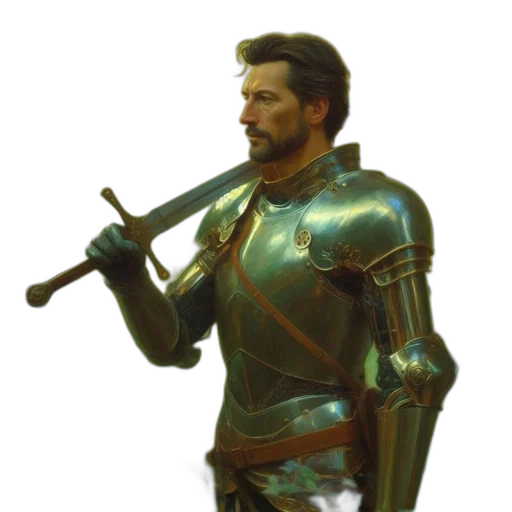 sword, staff, weapon, robot transparent PNG cut-out