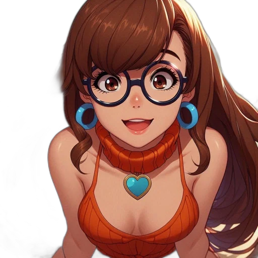 dress, jewelry, face, staff transparent PNG cut-out