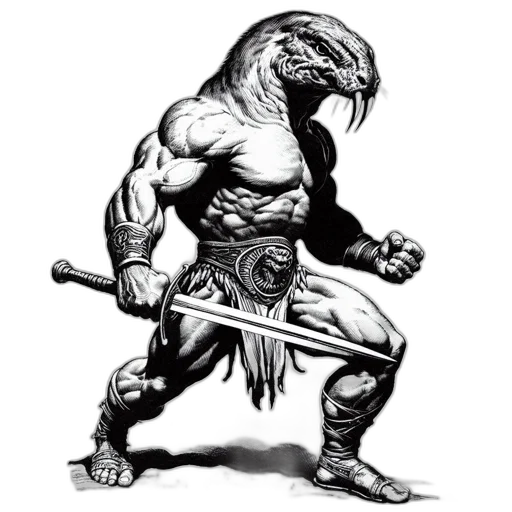 dragon, animal, creature, sword transparent PNG cut-out