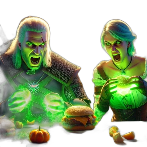 food, concept art, fantasy art, comic book art transparent PNG cut-out