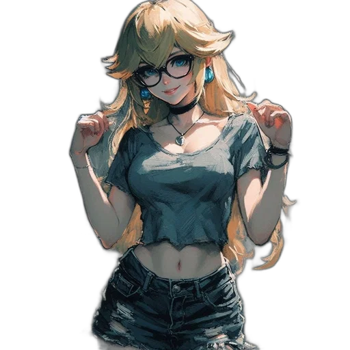 dress, staff, hat, weapon transparent PNG cut-out