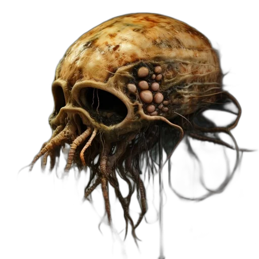 creature, hair, mask, crown transparent PNG cut-out