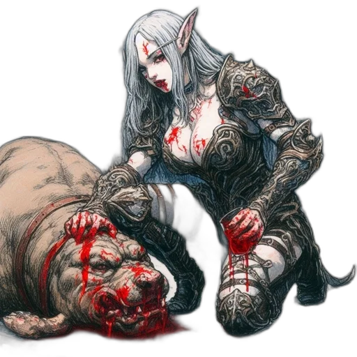creature, weapon, fantasy art, concept art transparent PNG cut-out