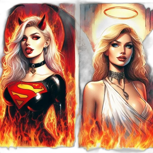 comic book art, fantasy art, concept art, photorealistic transparent PNG cut-out