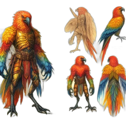 creature, animal, concept art, fantasy art transparent PNG cut-out