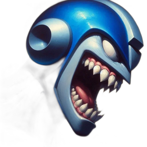 mask, face, robot, creature transparent PNG cut-out