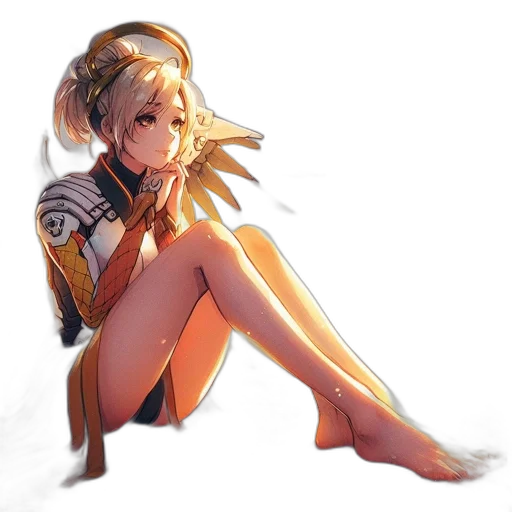 staff, dress, weapon, robot transparent PNG cut-out