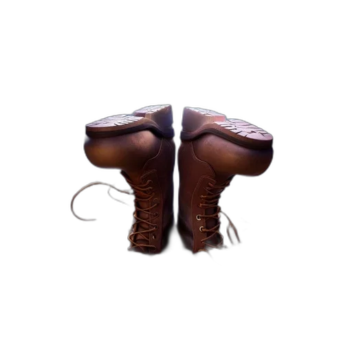 shoes, hair, hat, weapon transparent PNG cut-out