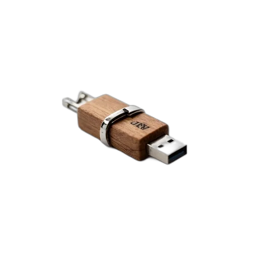 3d render, usb, flash, drive transparent PNG cut-out
