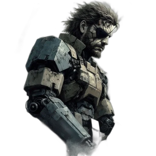 robot, face, concept art, cyberpunk transparent PNG cut-out
