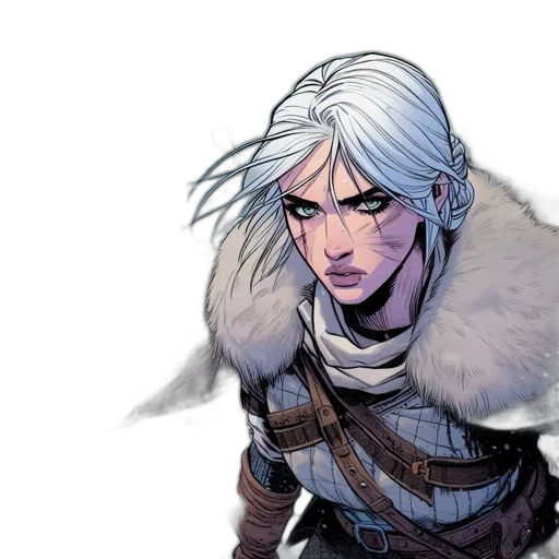jacket, comic book art, concept art, fantasy art transparent PNG cut-out
