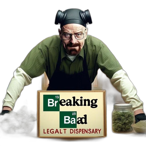 concept art, walter, white, breaking transparent PNG cut-out