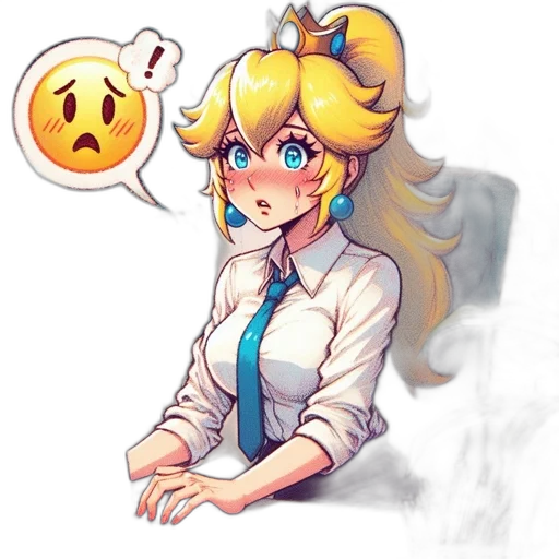 staff, face, pixel art, anime transparent PNG cut-out
