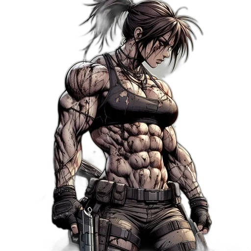 weapon, comic book art, concept art, cyberpunk transparent PNG cut-out