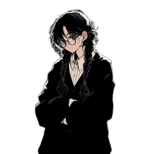 staff, jacket, cartoon, anime transparent PNG cut-out