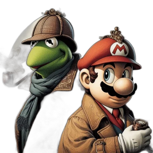 hat, mask, staff, concept art transparent PNG cut-out