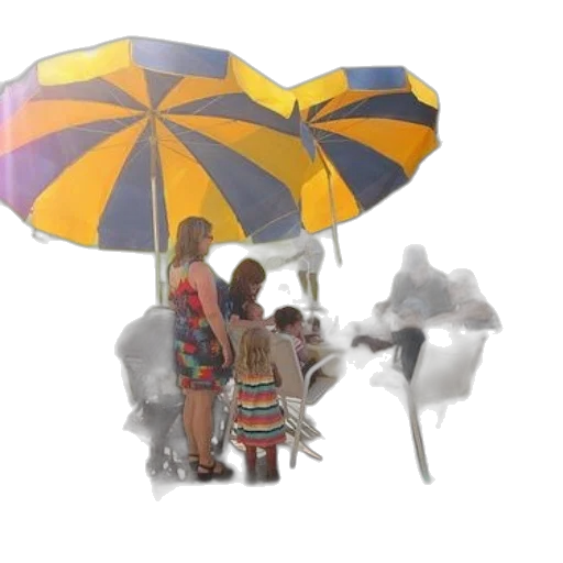 umbrella, 3d render, photorealistic, concept art transparent PNG cut-out
