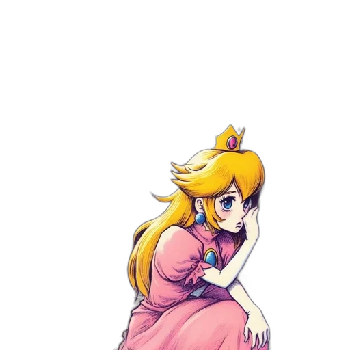 dress, crown, staff, face transparent PNG cut-out