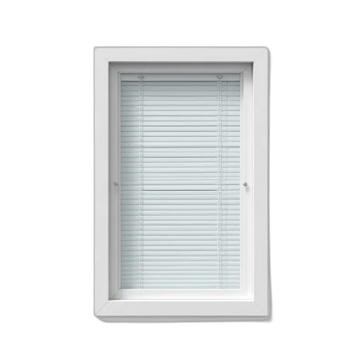 3d render, aluminium, window, blinds transparent PNG cut-out