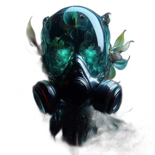 mask, robot, creature, face transparent PNG cut-out