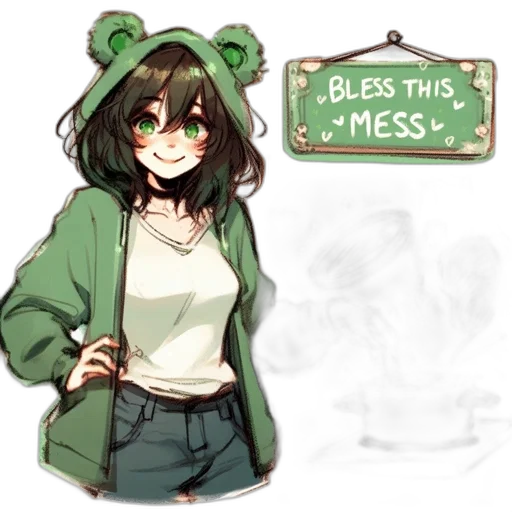 jacket, dress, concept art, watercolor transparent PNG cut-out