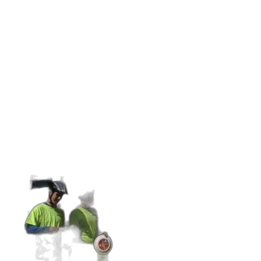 staff, robot, umbrella, hat transparent PNG cut-out