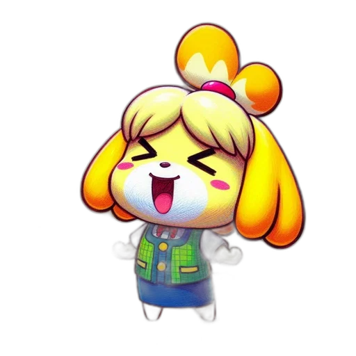 staff, animal, creature, pixel art transparent PNG cut-out