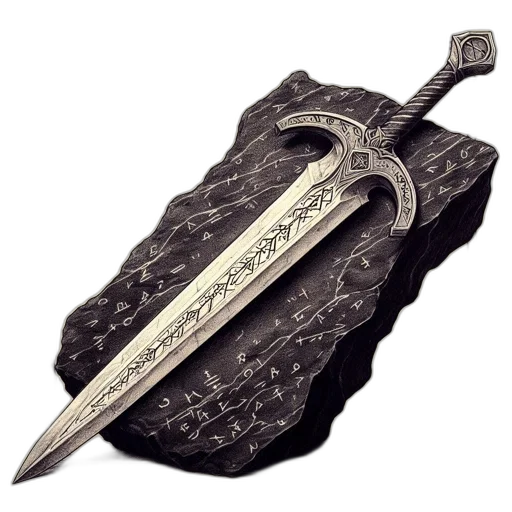 sword, weapon, staff, jewelry transparent PNG cut-out