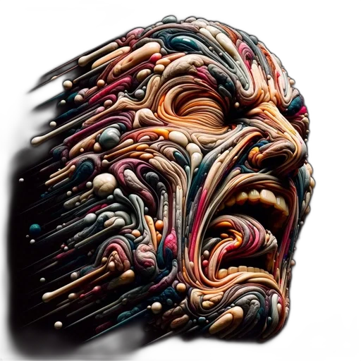 mask, face, creature, hair transparent PNG cut-out