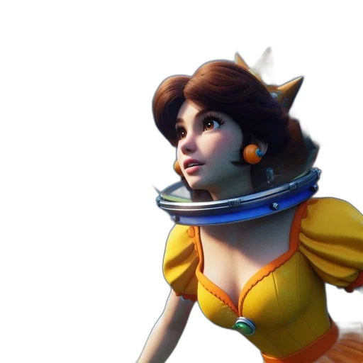 dress, crown, staff, face transparent PNG cut-out